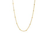 Tiny Curb Link Gold Chain