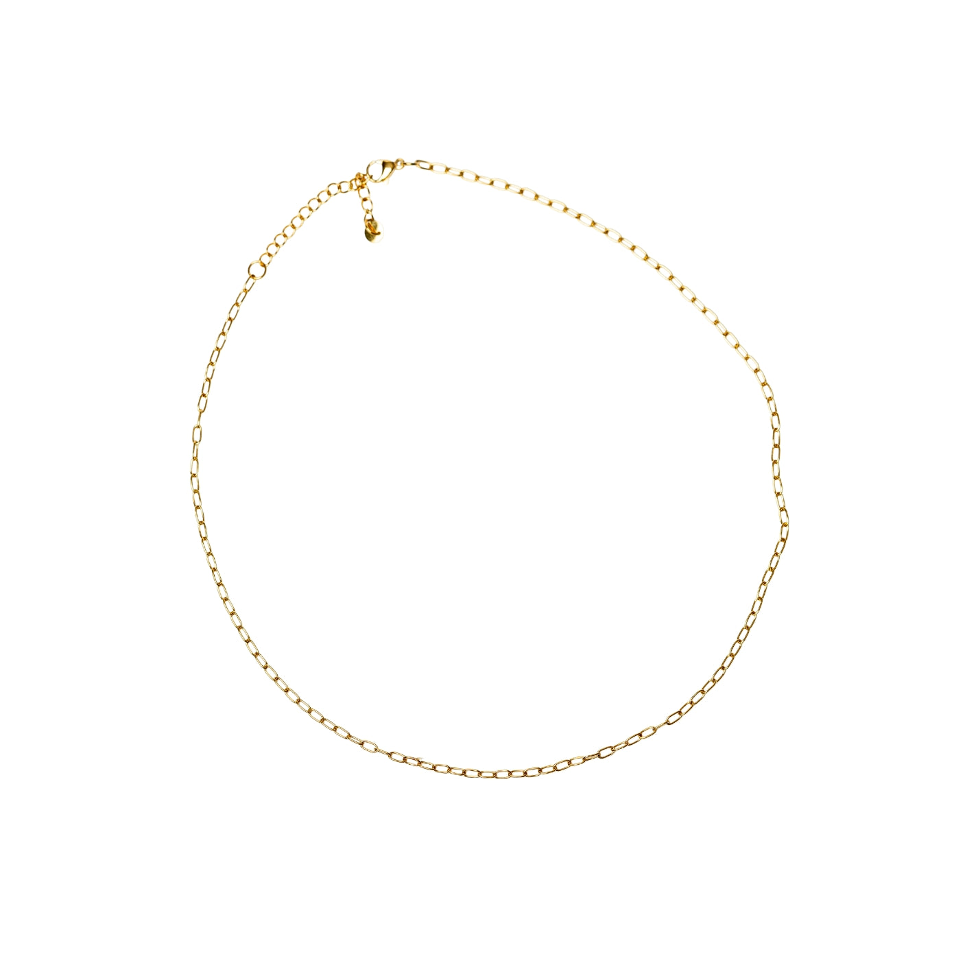 Blaire Paperclip Chain Necklace in gold from Zoe Jewelry