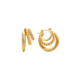Juliette Layered Hoops