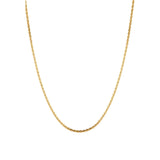 Entwine serpentine S-link chain necklace in 18K gold-plated finish