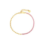half-paperclip-pink-stud-bracelet-christmas-gift