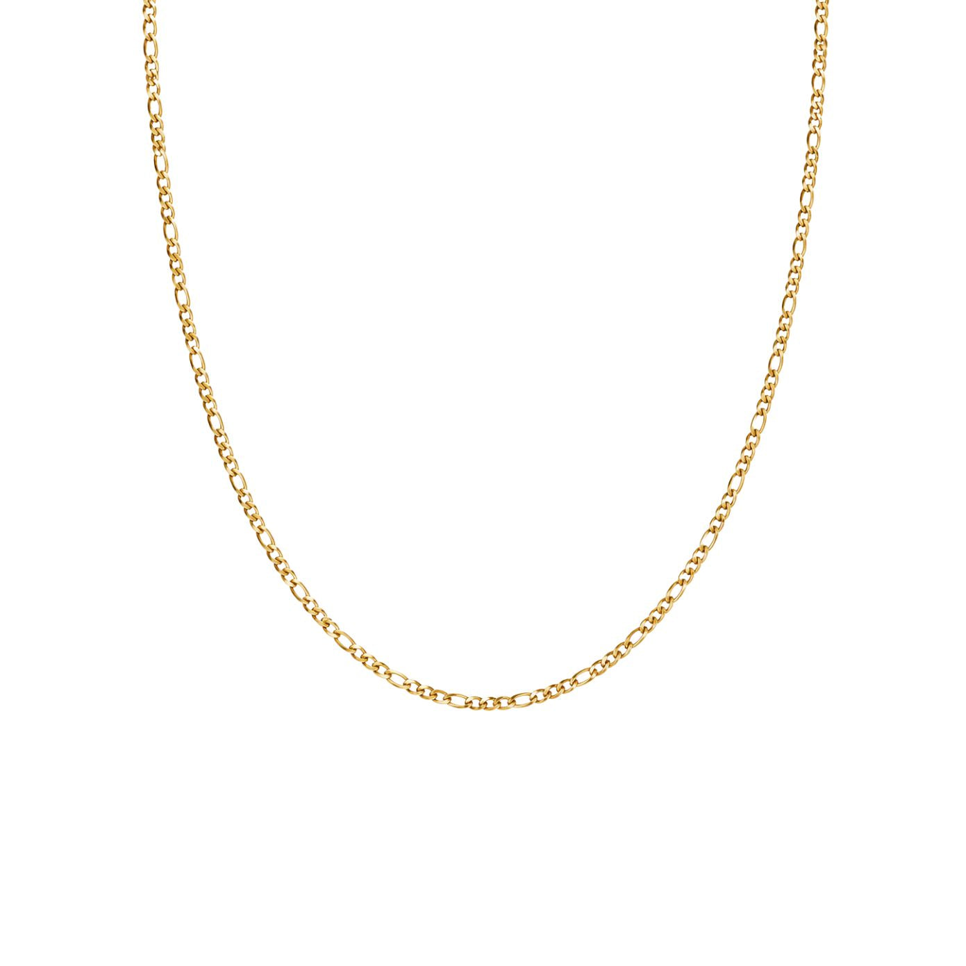Kim Figaro chain necklace in 18K gold-plated finish with lobster clasp