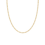 Kim Figaro chain necklace in 18K gold-plated finish with lobster clasp