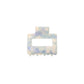 Ohana rectangular claw clip in Cloud pearl-blue marble cellulose acetate