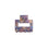 Ohana rectangular claw clip in Sunset purple-amber marble cellulose acetate

Upsells
