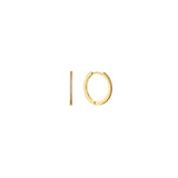 Orbit Hoops — slim gold pavé CZ huggie hoop earrings, shown as a pair, from Zoé Jewelry.