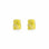 Thea Mini Clips in Citrus — a set of two bright marbled acetate claw clips from Zoé Jewelry.
