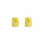 Thea Mini Clips in Citrus — a set of two bright marbled acetate claw clips from Zoé Jewelry.