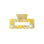 Victoria large rectangular claw clip in Citrus iridescent yellow pearl cellulose acetate